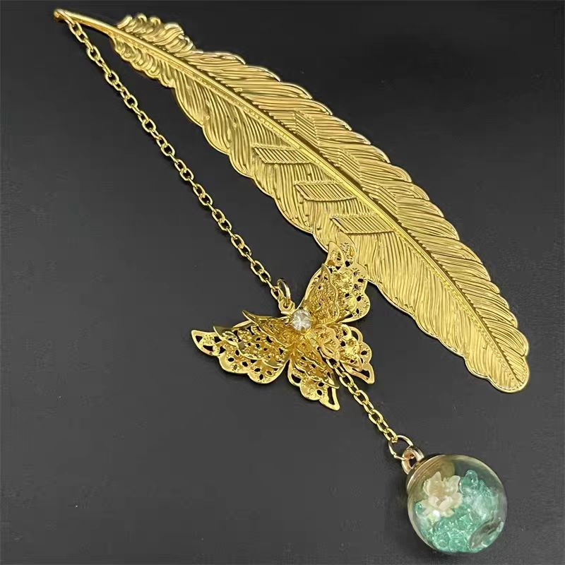 1 stuk Chinese stijl metalen v - Dried Flower Bookmark recensie en prijs