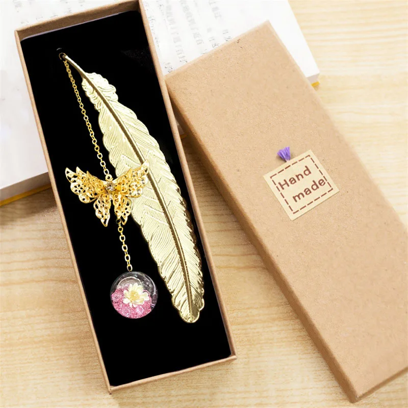 1 stuk Chinese stijl metalen v - Dried Flower Bookmark recensie en prijs