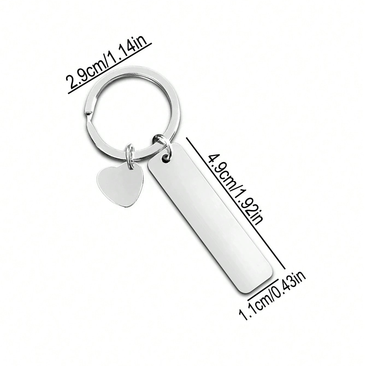 Aangepaste tekst sleutelhanger - Initial Ring Custom recensie en prijs