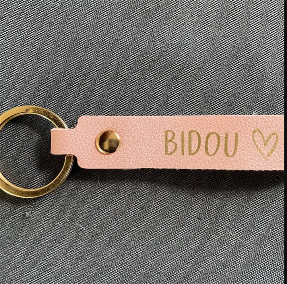 Gepersonaliseerde Lederen Sleu - Monogram Keychain Leather recensie en prijs