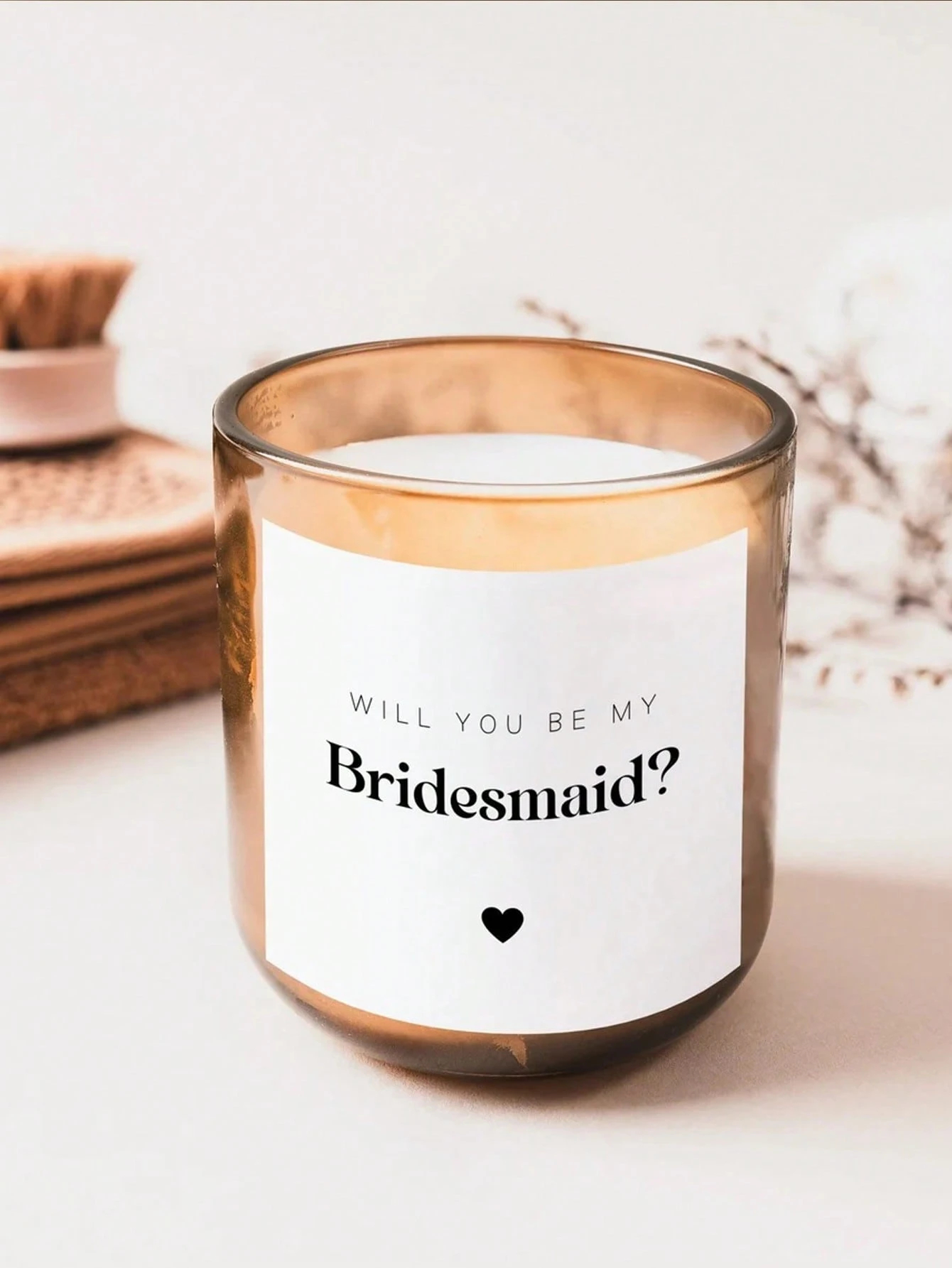 Aangepaste kaarslabel zal je m - Personalised Candle Label recensie en prijs