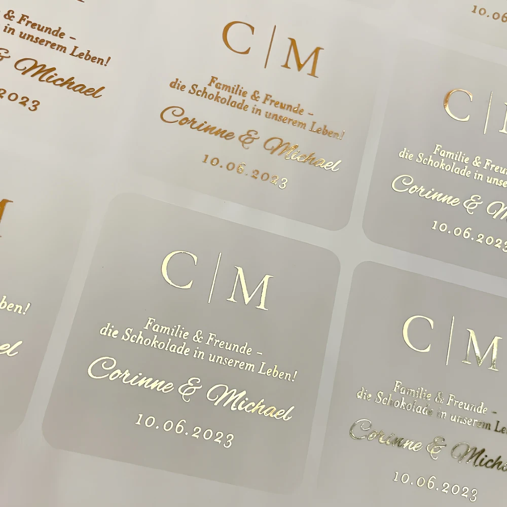 100 vellen gepersonaliseerde t - Personalised Candle Label recensie en prijs