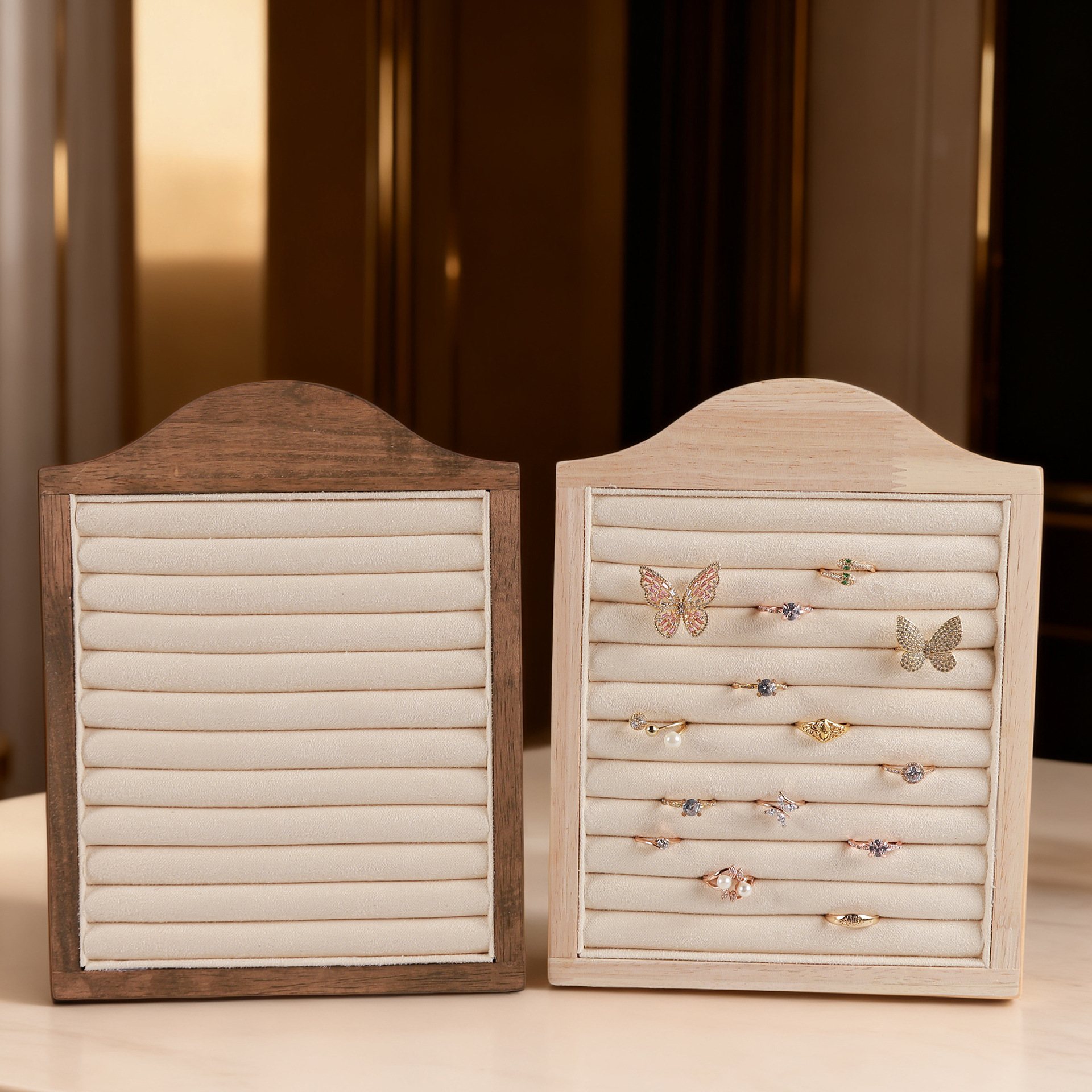 1 Stuks Houten Oorbellen Ring  - Engraved Wood Frame recensie en prijs