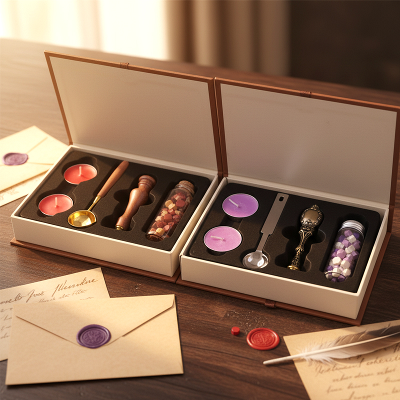 Lakzegel stempel cadeauset met - Wax Seal Letter Kit recensie en prijs