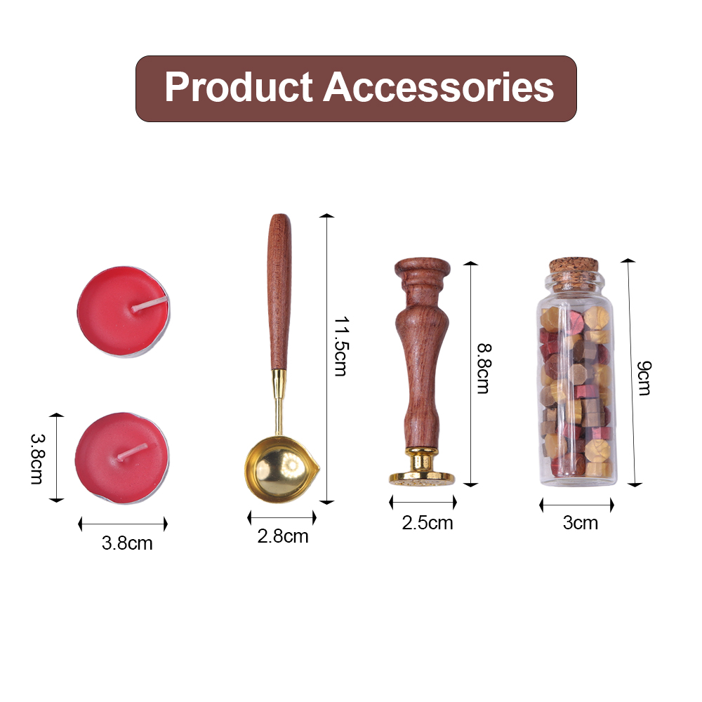 Lakzegel stempel cadeauset met - Wax Seal Letter Kit recensie en prijs