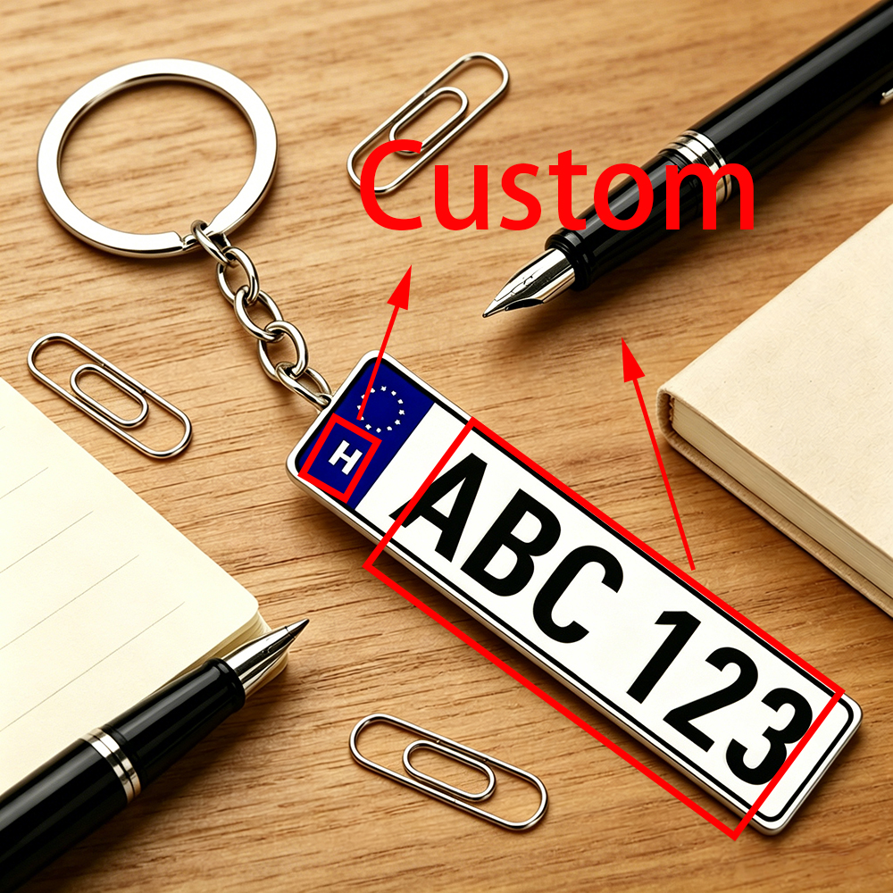 Gepersonaliseerde acryl kentek - Initial Ring Custom recensie en prijs