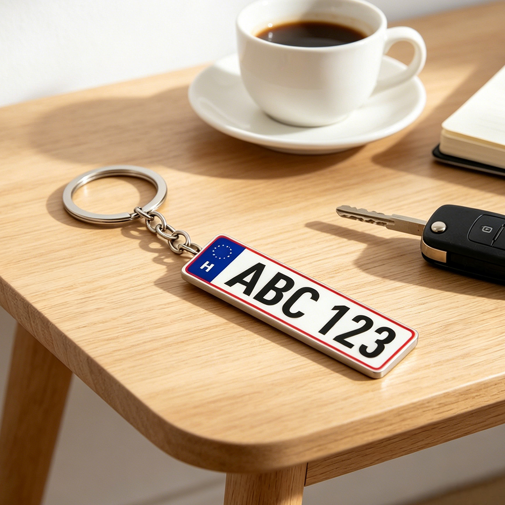 Gepersonaliseerde acryl kentek - Initial Ring Custom recensie en prijs