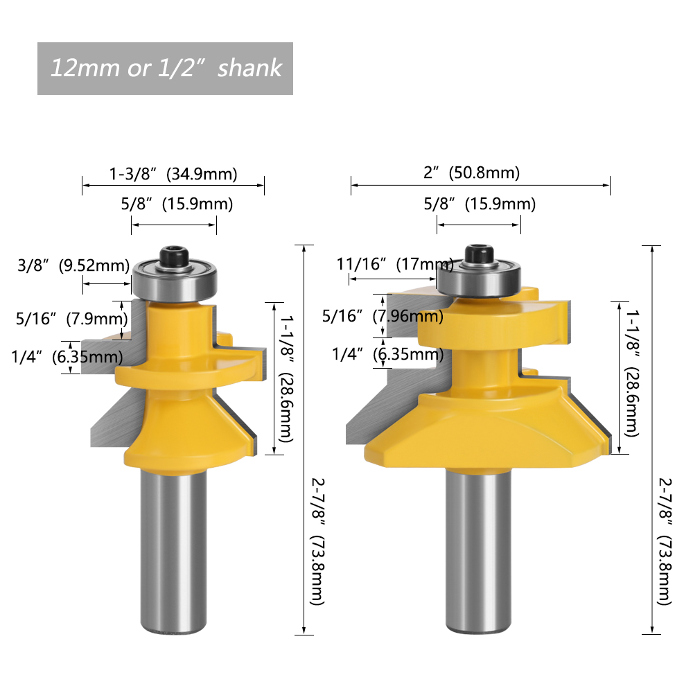 LAVIE 2 stuks 12mm 1/2 Schacht - Engraved Wood Frame recensie en prijs