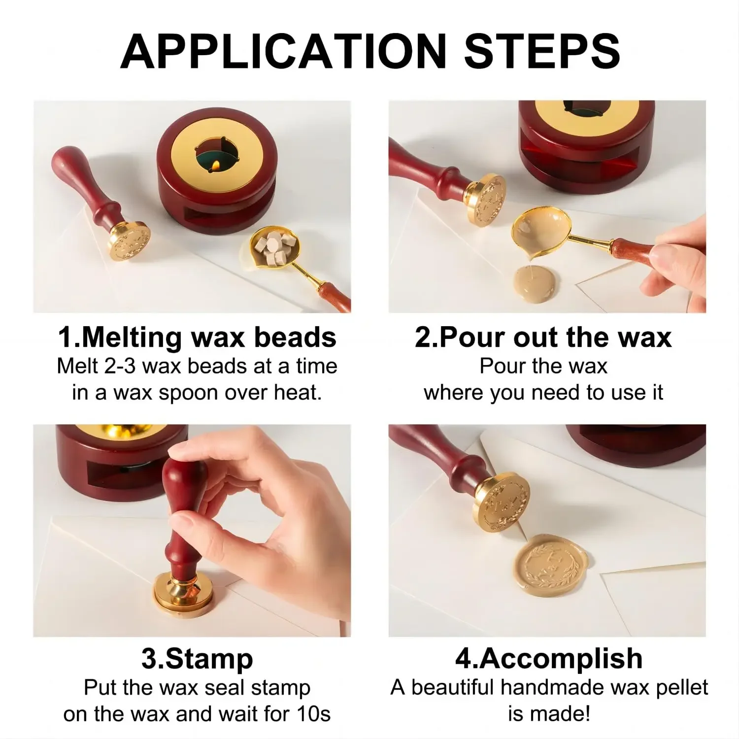 Aangepaste lakzegel stempel ki - Wax Seal Letter Kit recensie en prijs