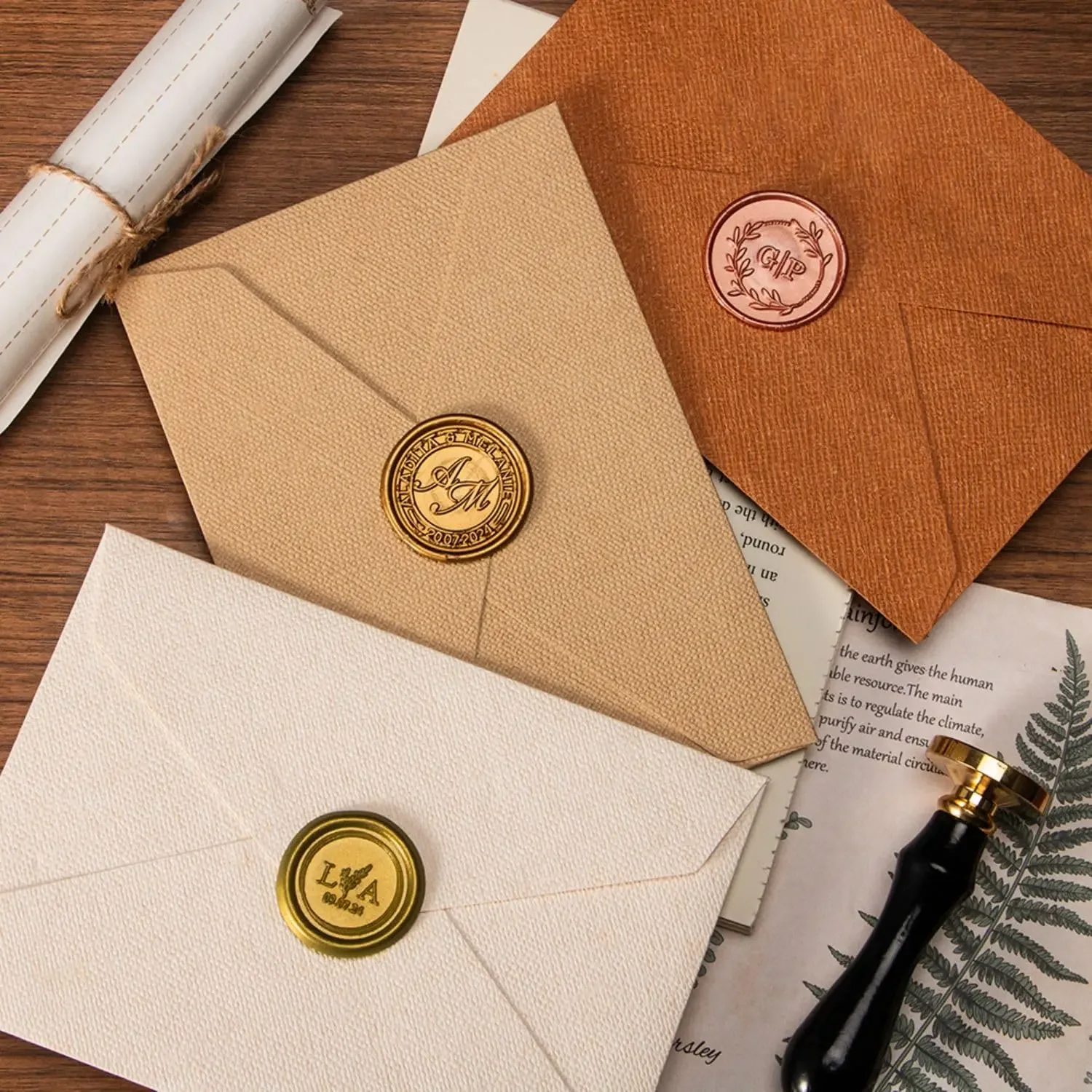 Aangepaste lakzegel stempel ki - Wax Seal Letter Kit recensie en prijs
