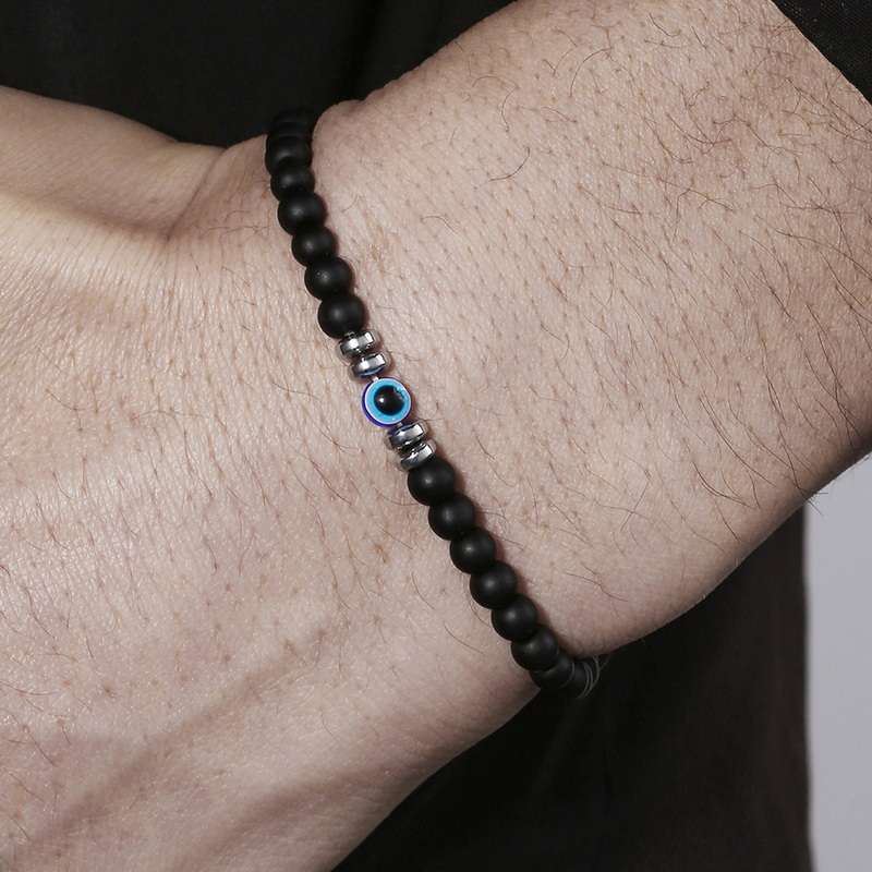 Trendy 4mm Obsidiaan Hematiet  - Coordinates Bracelet recensie en prijs