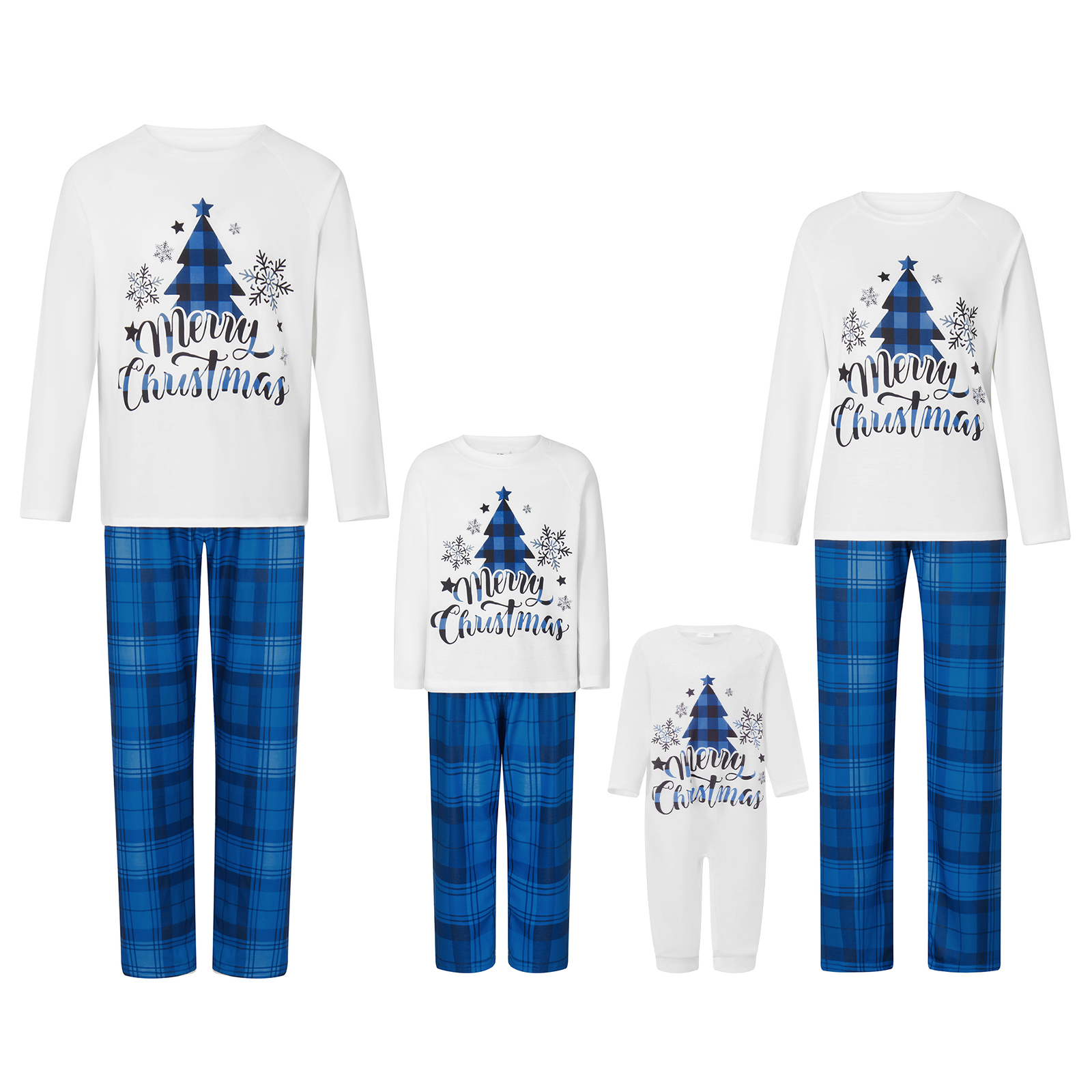 Bijpassende kerstpyjama's voor - Family Tree Print recensie en prijs
