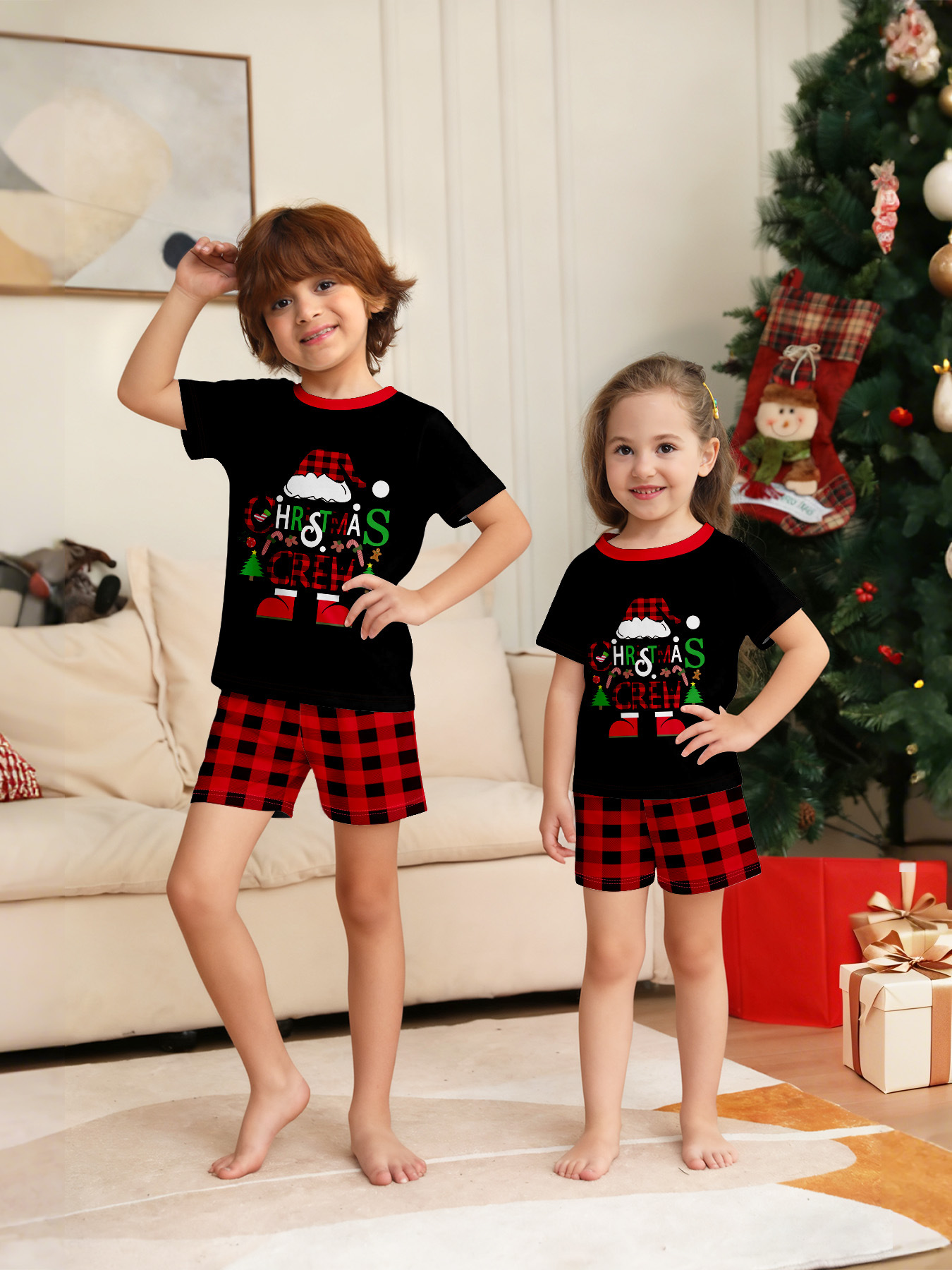 Kerstfamiliepyjama's, bijpasse - Family Tree Print recensie en prijs