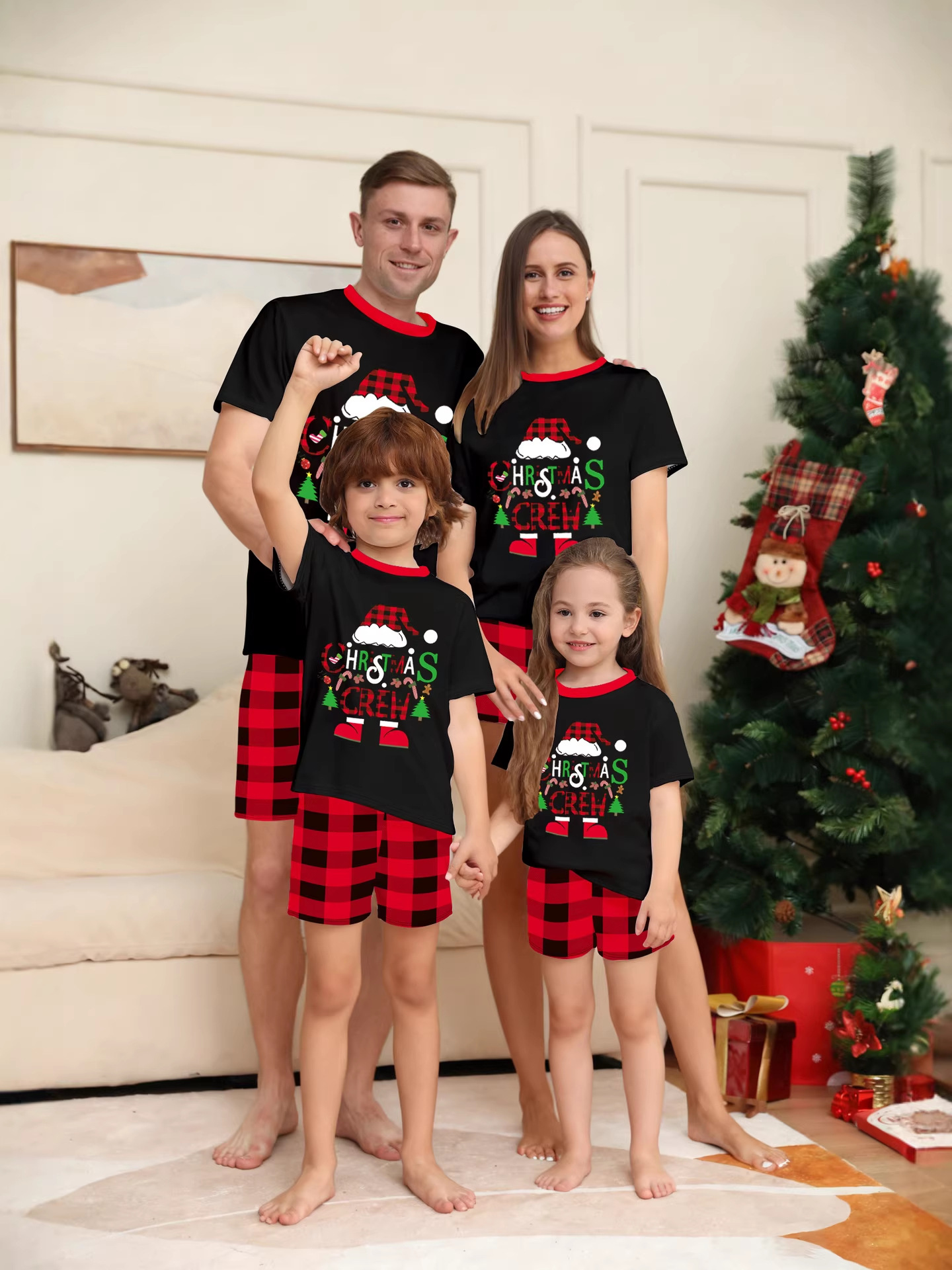 Kerstfamiliepyjama's, bijpasse - Family Tree Print recensie en prijs