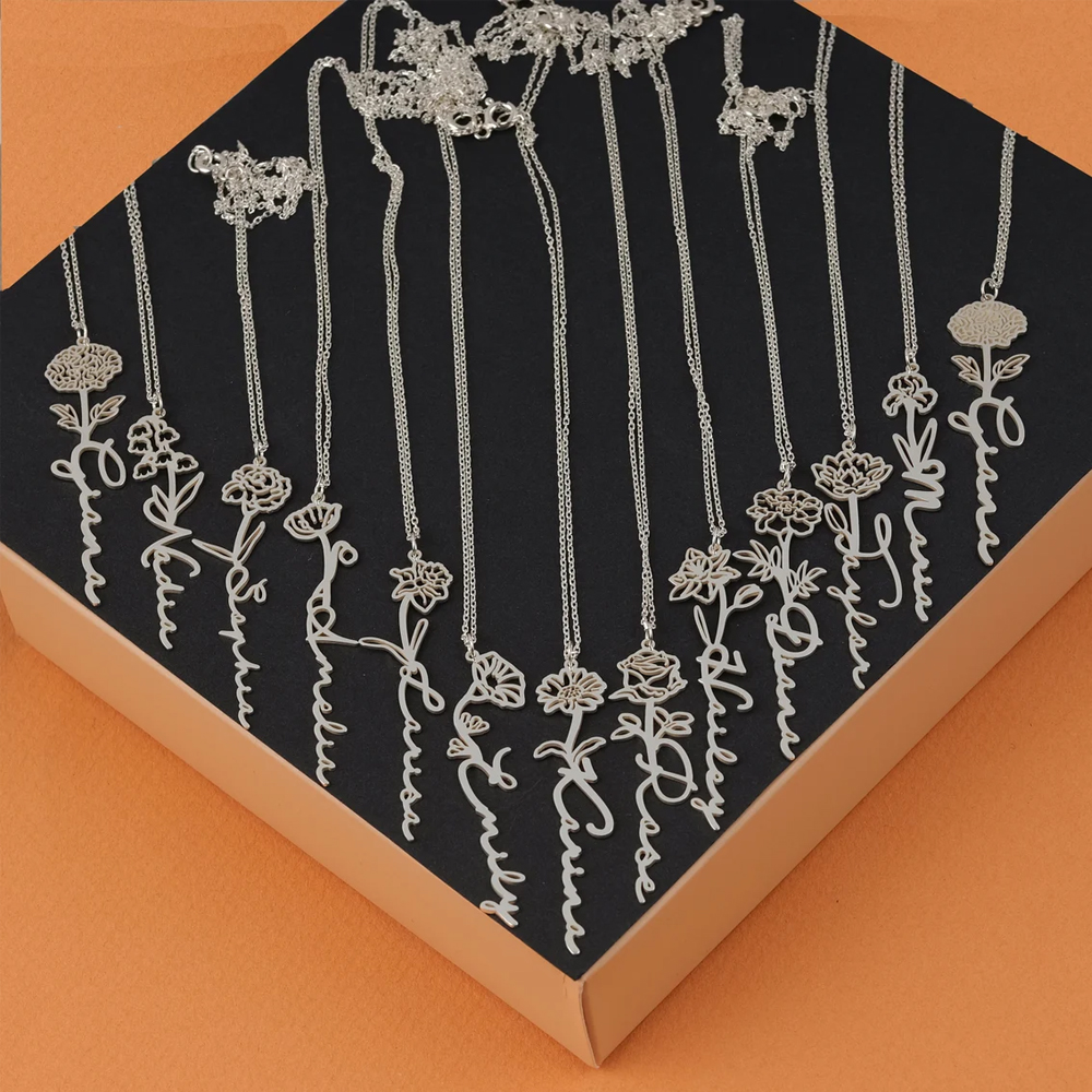 Haiyufly Aangepaste Naam Ketti - Birth Flower Necklace recensie en prijs