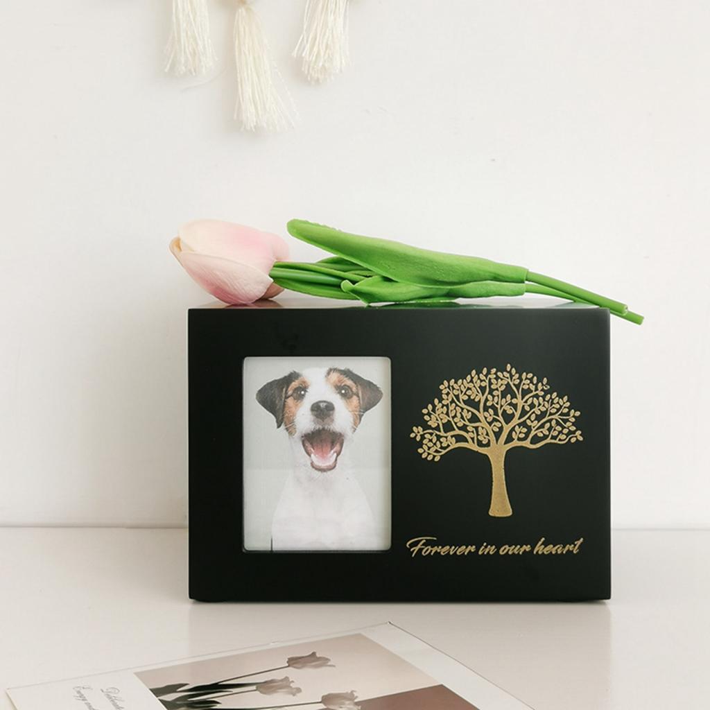 Crematie Urn Voor Honden Begra - Engraved Wood Frame recensie en prijs