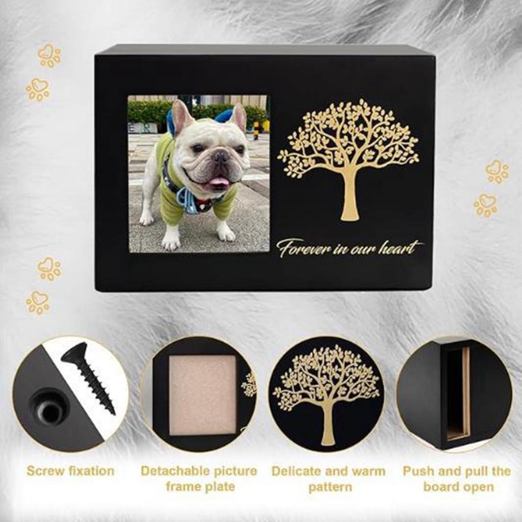 Crematie Urn Voor Honden Begra - Engraved Wood Frame recensie en prijs