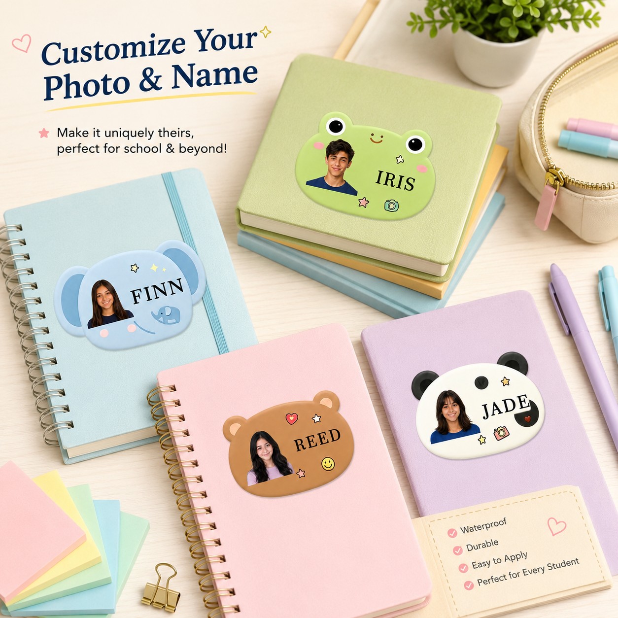 Op maat gemaakte fotonaamstick - Custom Photo Book recensie en prijs