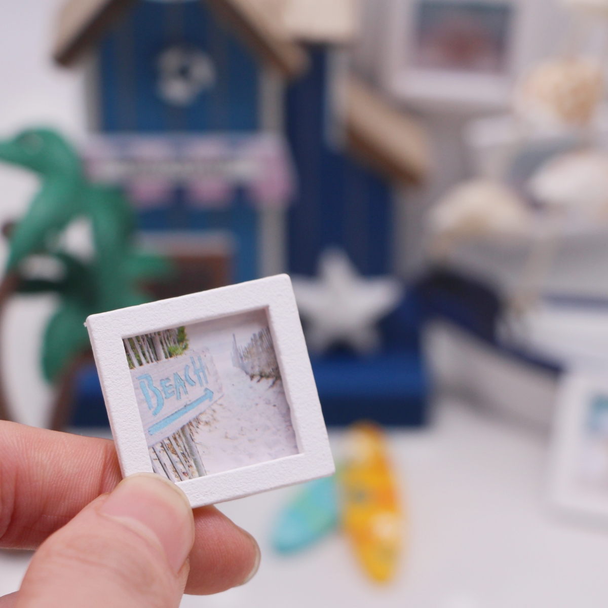 Poppenhuis miniatuur houten oc - Engraved Wood Frame recensie en prijs
