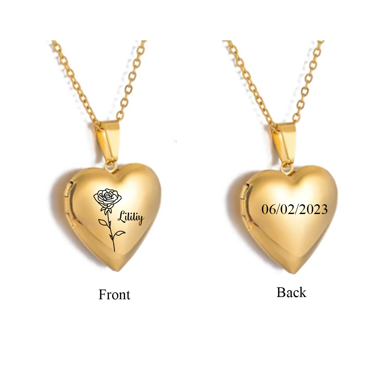 Aangepaste gepersonaliseerde h - Birth Flower Necklace recensie en prijs