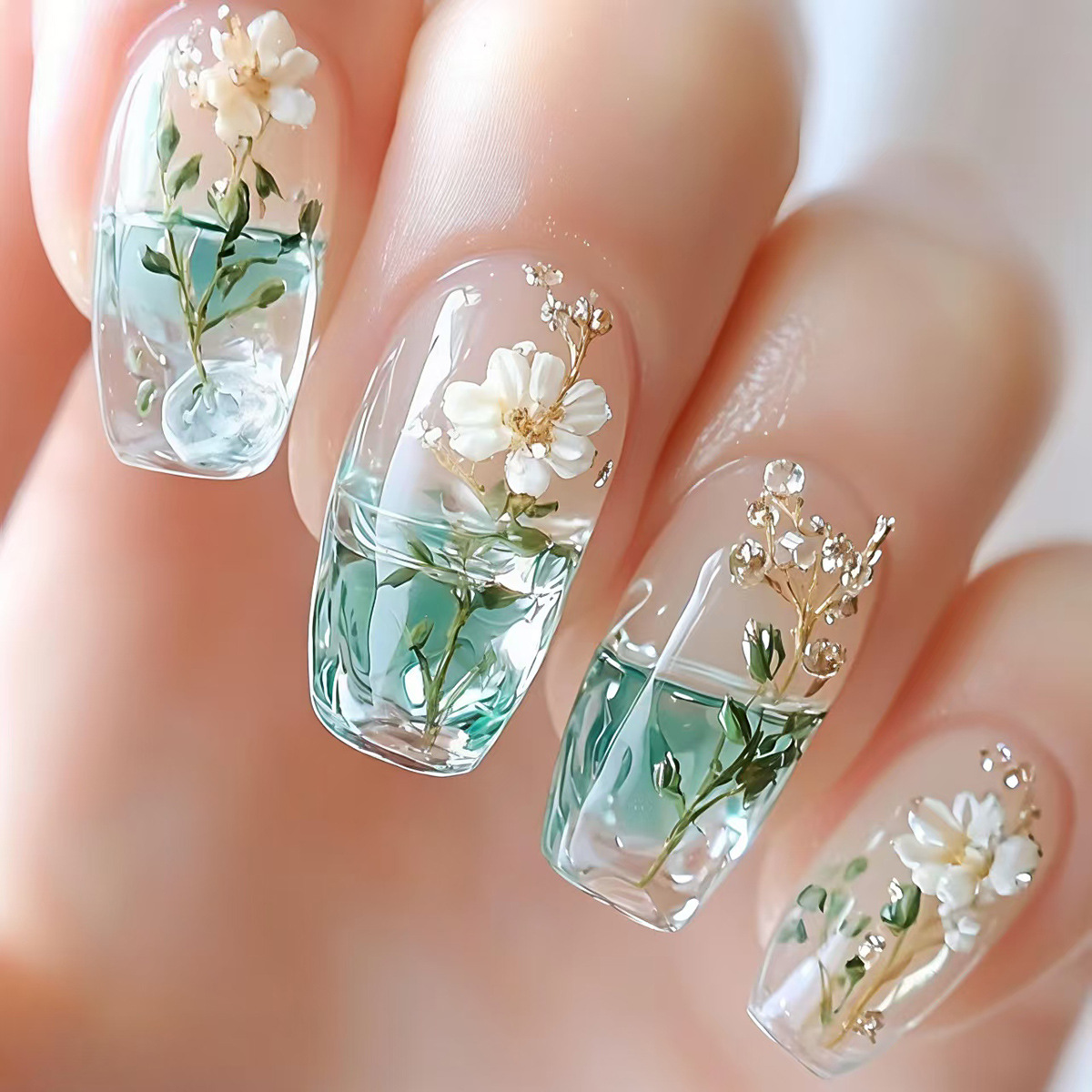 Medium nepnagels voor dames en - Pressed Flower Art recensie en prijs