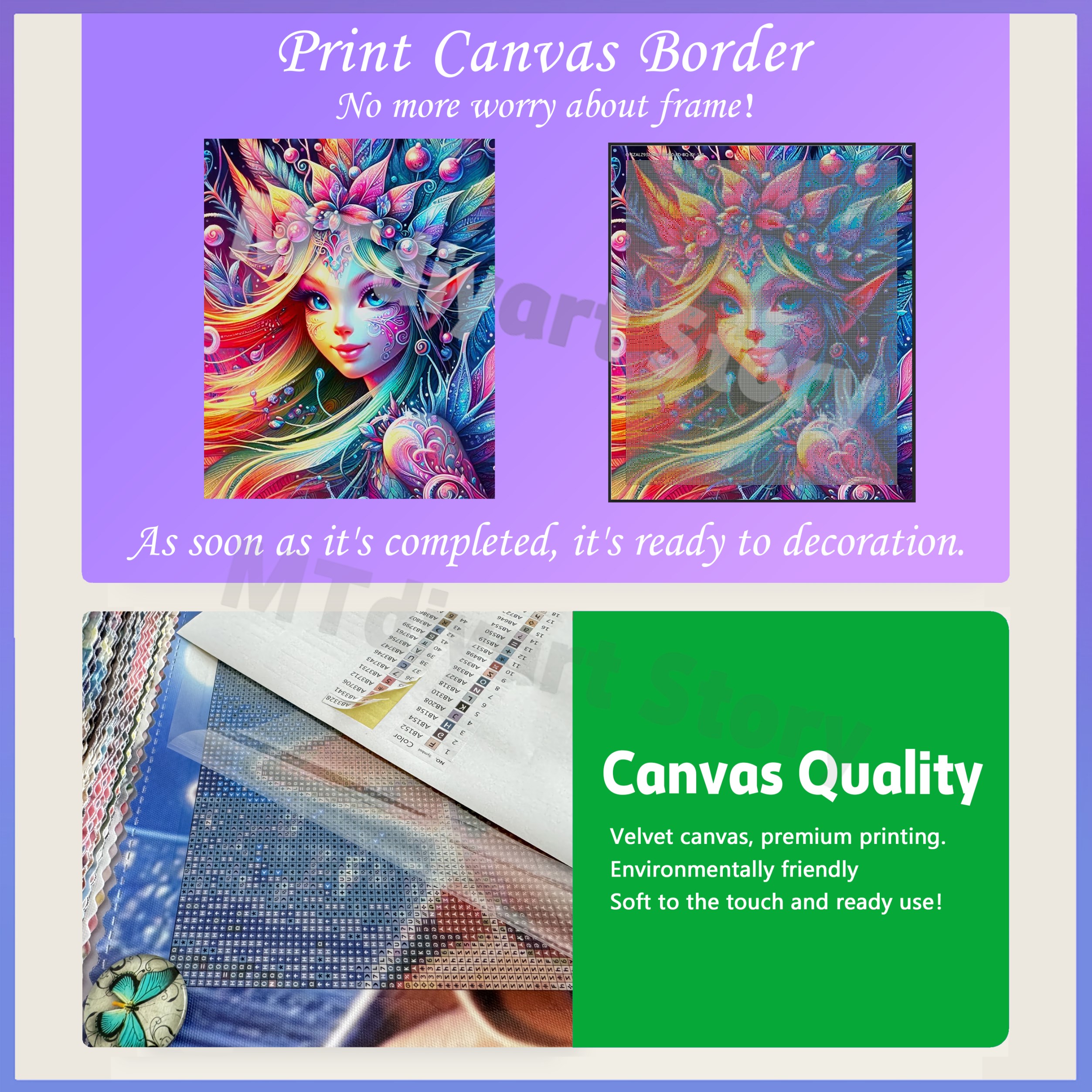 Katten Diamant Schilderij AB F - Photo Mosaic Print recensie en prijs