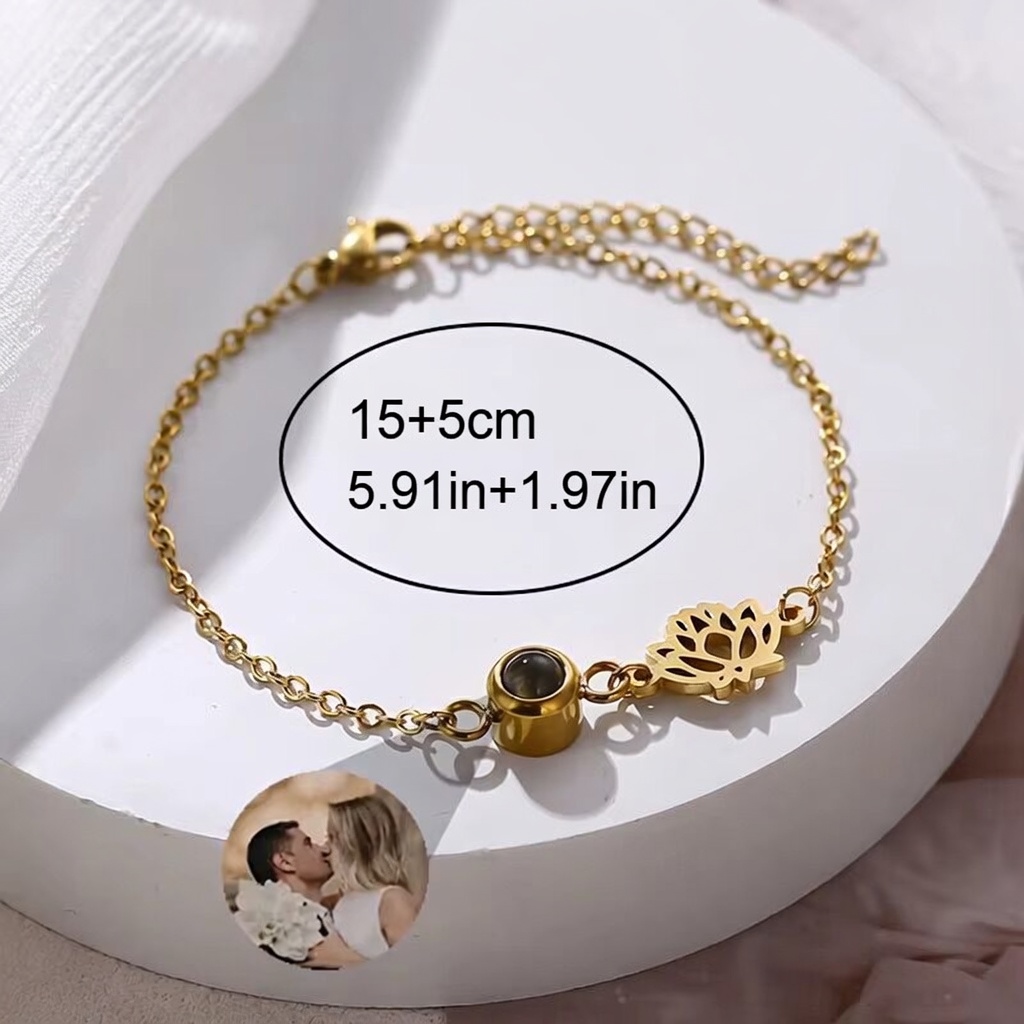 Op maat gemaakte foto armband  - Birth Flower Necklace recensie en prijs