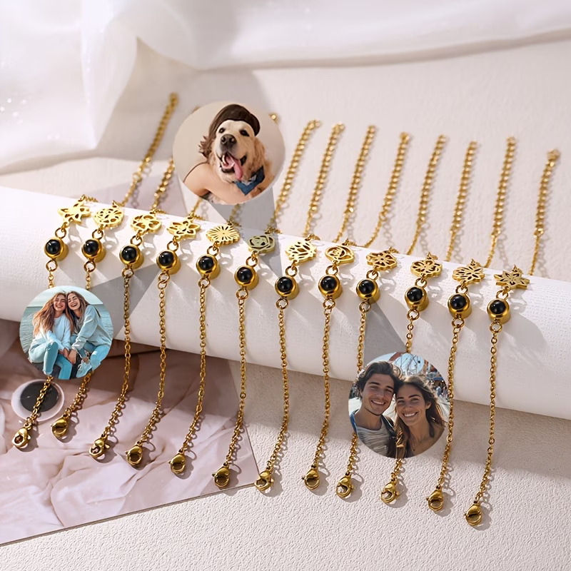 Op maat gemaakte foto armband  - Birth Flower Necklace recensie en prijs