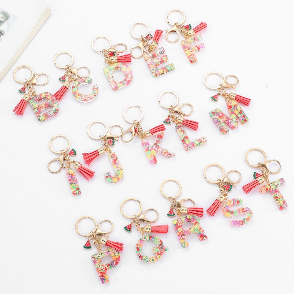 Gepersonaliseerde A-Z sleutelh - Monogram Keychain Leather recensie en prijs