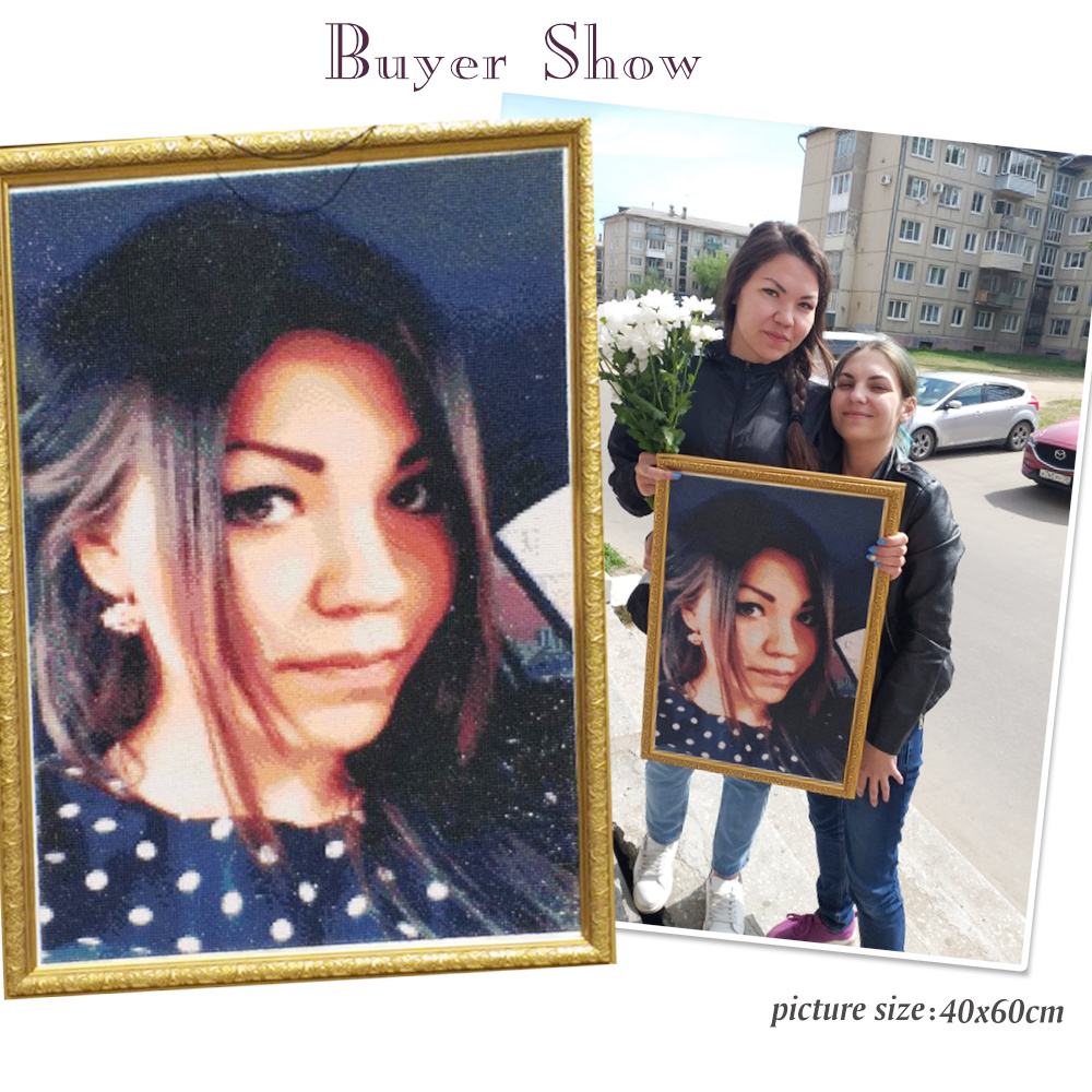 HUACAN volledige kits diamant  - Photo Mosaic Print recensie en prijs