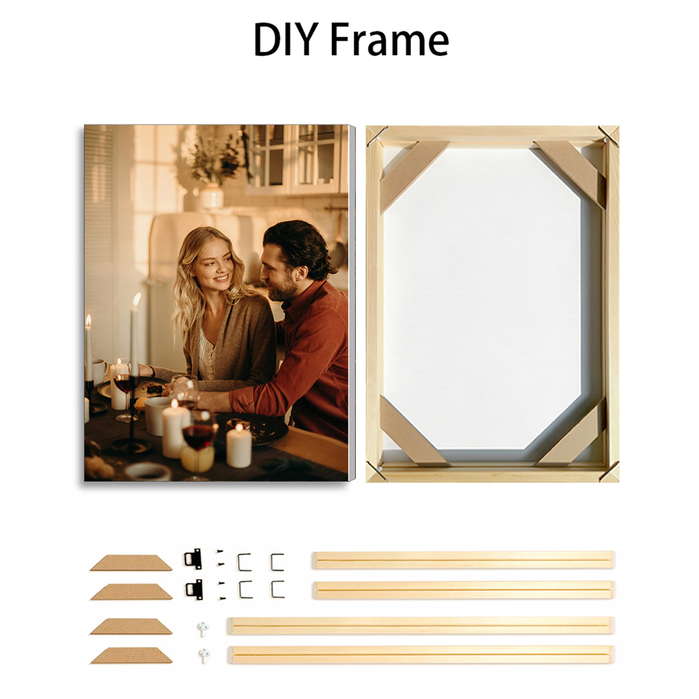 1-delige aangepaste foto's met - Engraved Wood Frame recensie en prijs