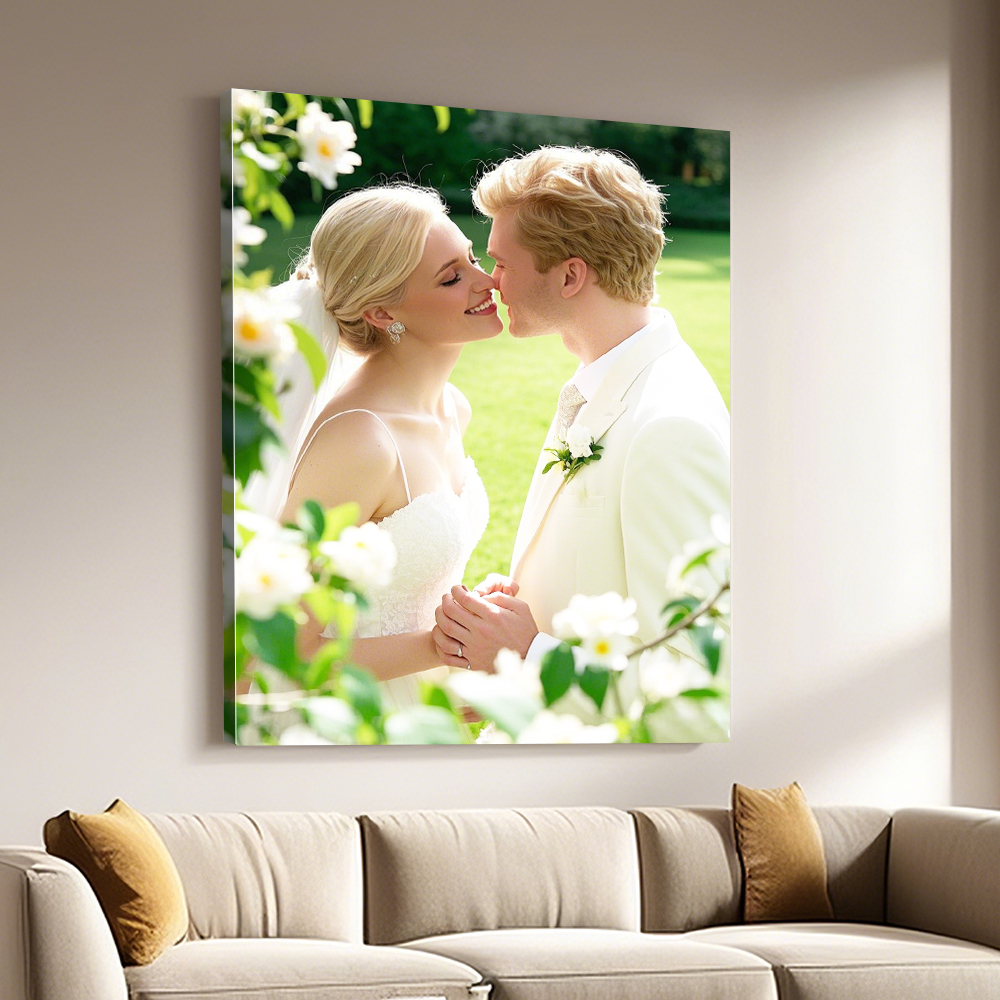 1-delige aangepaste foto's met - Engraved Wood Frame recensie en prijs