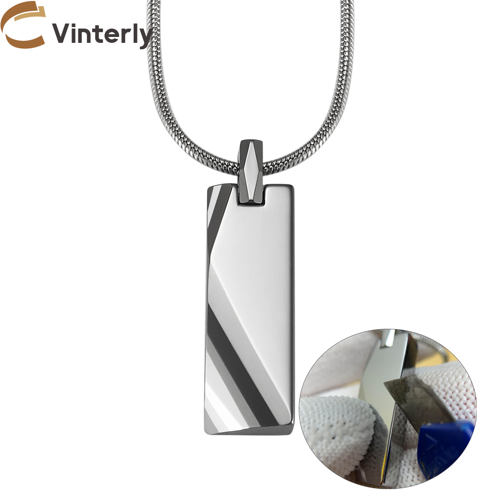 Wolfraamcarbide Hangers Mannen - Name Necklace Custom recensie en prijs