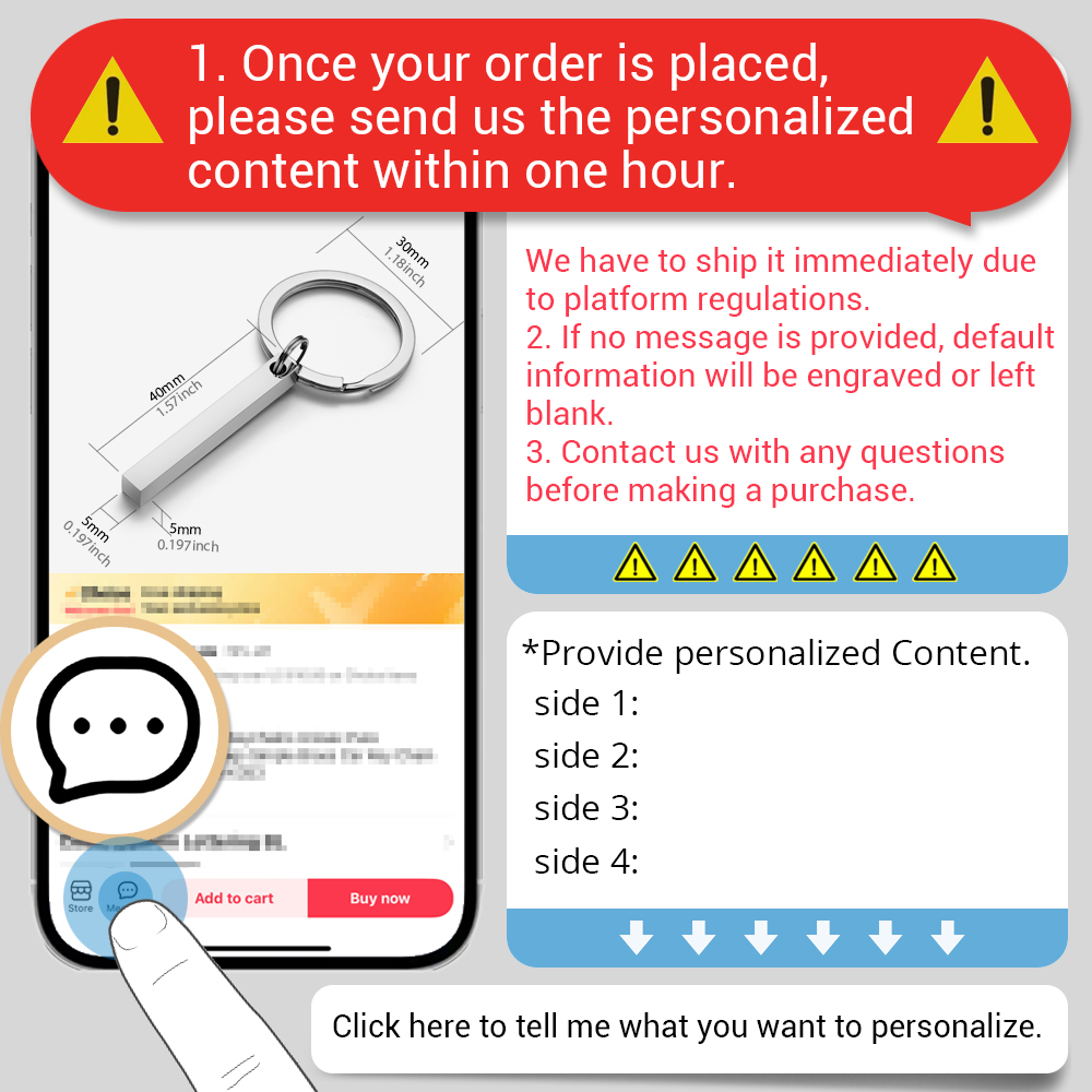 Personaliseer sleutelhangers 3 - Initial Ring Custom recensie en prijs