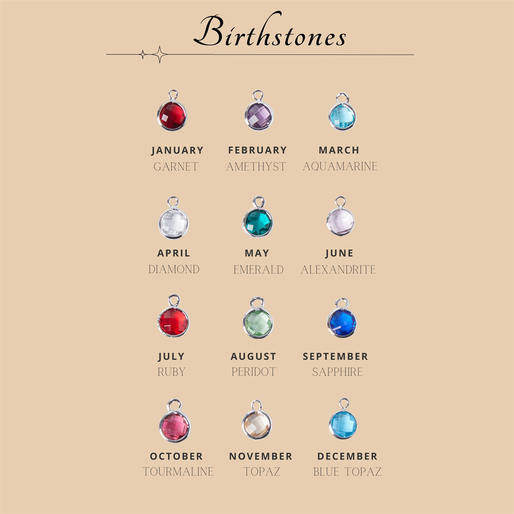 Aangepaste karabijnhaak naam c - Birth Flower Necklace recensie en prijs