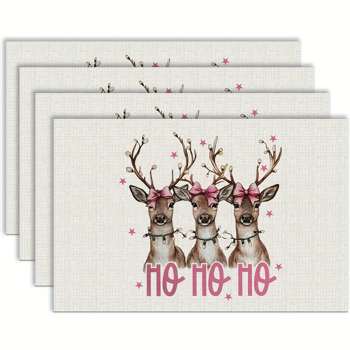 Roze kerstboom bedrukte placem - Family Tree Print recensie en prijs
