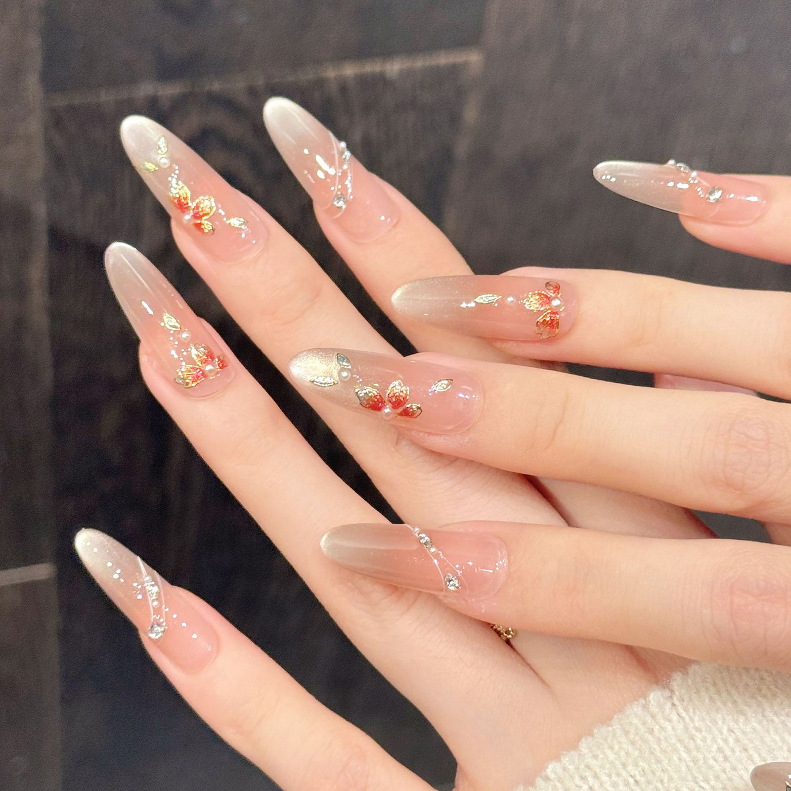 10 stuks handgemaakte nepnagel - Pressed Flower Art recensie en prijs