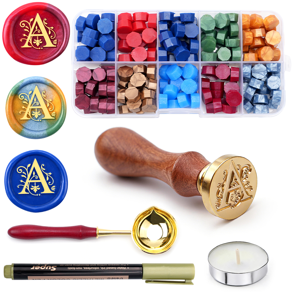 A-Z letter waszegelstempelset  - Wax Seal Letter Kit recensie en prijs