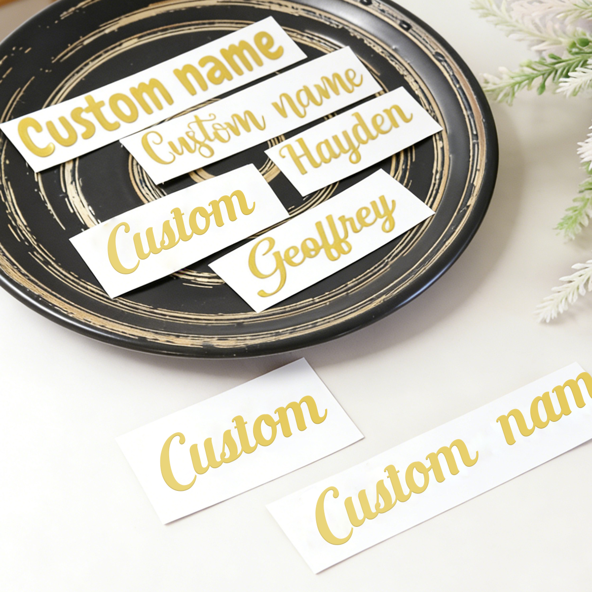 Op maat gemaakte naamstickers, - Personalised Candle Label recensie en prijs