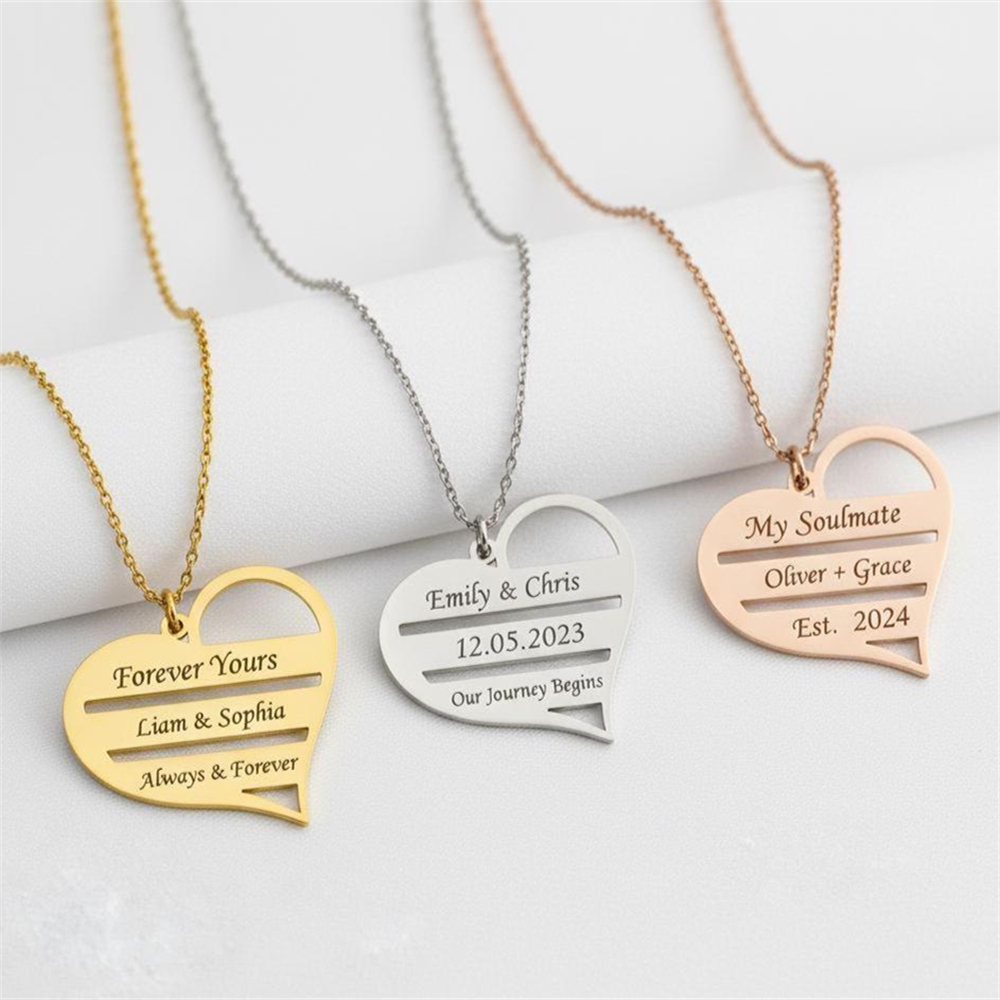 Aangepaste hart ketting roestv - Birth Flower Necklace recensie en prijs